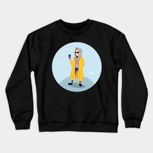 woman and seagulls Crewneck Sweatshirt